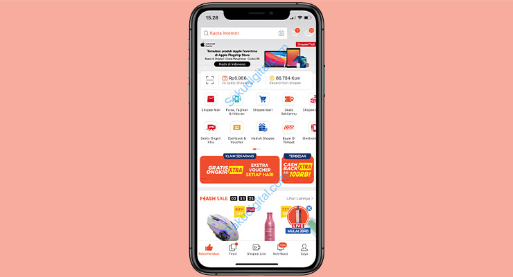 1 Buka Aplikasi Shopee 2