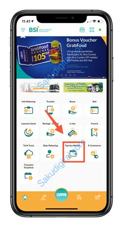 2 Pilih Menu Top Up eWallet 5