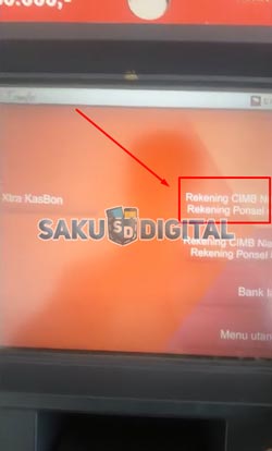 4 Pilih Rekening Transfer Ke Bank Lain