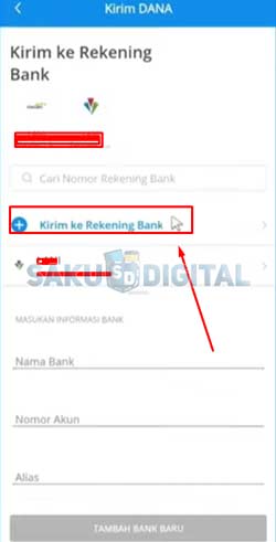 10 Tap Tambah Kirim Ke Rekening Bank