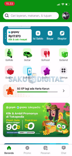 1 Buka Aplikasi Gojek 1